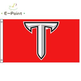 NCAA Troy Trojans Flag 3*5ft (90cm*150cm) Polyester flag Banner decoration flying home & garden flag Festive gifts