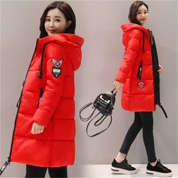 Parka Women New Winter Down jacket Women Coat Long Hooded Outwear Female Parka Thick Cotton Padded Female Basic Coats LU666 200923