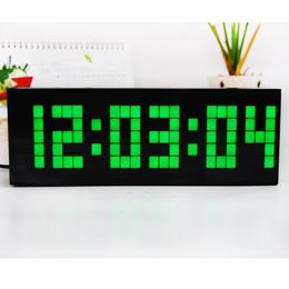 4 Colours LED Clock Digital Alarm Clock Wall Table Desktop New Design with Snooze Calendar Temperature Chiristmas gift present 201118