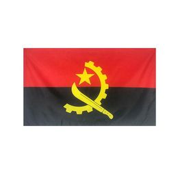 Angola Flag High Quality 3x5 FT 90x150cm Flags Festival Party Gift 100D Polyester Indoor Outdoor Printed Flags Banners