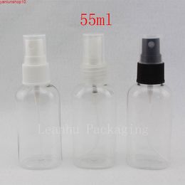 55ml Transparent Oval Plastic Travel Perfume Bottle With Mist Sprayer Refillable Empty Container For Cosmetics Packaginghigh quatiy