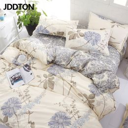 JDDTON 2020 A Touch Of Fragrance Fashion Bedding Set Linen Duvet Cover Pastoral Set AB Side Bed Sheet Set Pillowcase Cover BE110 C0223
