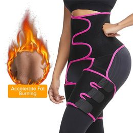 Feelingirl Neoprene Women Body Shapewear Leg Shapers Slimming Belt Waist Trainer Tummy Control Waist Trainer Sweat Shapewear 201222