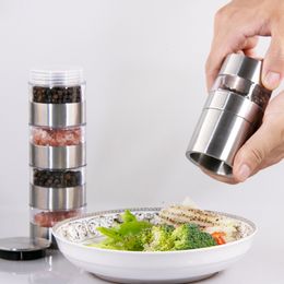 Multi-function Manual Pepper Grinder Barbecue Seasoning Grinder Ceramic Grinding Core Home Dining Kitchen Restaurant Supplies YL0059