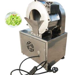 Multifunctional commercial stainless steel electric vegetable cutting machine potato carrot onion shredder cucumber zucchini slicing machine
