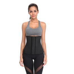 Slimming Body Shapers Breathable Latex Waist Trimmer Corset Cincher Body Shaping Underwear 9 Steel Bones Abdomen Tummy Shapewears