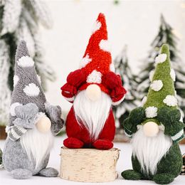 Christmas Decorations Swedish Santa Gnome Doll Ornament Toy Home Xmas Decor Party Supply Props for Home JK2010PH