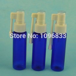 30ml Blue Spray Bottle, Plastic PET Oral Bottle 30cc, Medical Nasal with Elephant Trunk Rotary Spray,100PCS/Lot