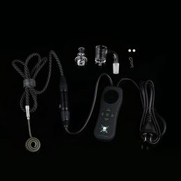 E-cigarette Accessories Portable Quartz banger E Nail Box Kit ENail Temperature Controller Rig glass for wax heater