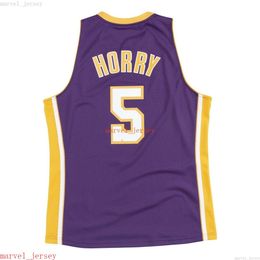 Custom Stitched Robert Horry Purple 1999-00 Jersey XS-6XL Mens Throwbacks Basketball jerseys Men Women Youth