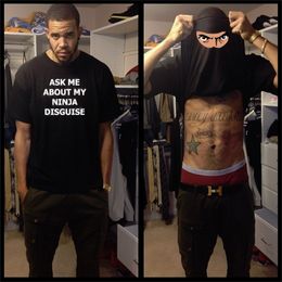 MY BOY JaVale McGee ASK ME ABOUT MY NINJA DISGUISE short sleeve t-shirt t shirt tee male female funny inside out graphic shirt LJ2216B