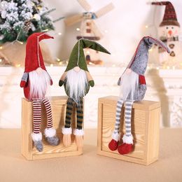 hot Christmas decorations Santa presents Christmas Gnome Doll window decoration Tree Wall Hanging Pendant Party Supplies T2I51683