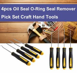 new 4pcs set durable car hook oil seal oring seal remover pick set craft hand tools free new arrive