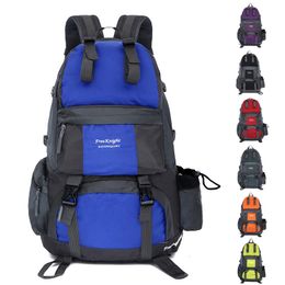 50L Outdoor Hiking Backpack Waterproof Nylon Travel Mountain Trekking Camping Climbing Sport Bag BHD2 Q0705