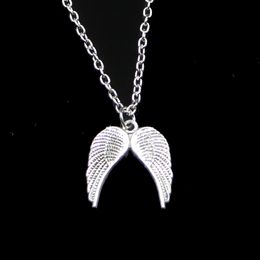 Fashion 21*19mm Angel Wings Pendant Necklace Link Chain For Female Choker Necklace Creative Jewellery party Gift