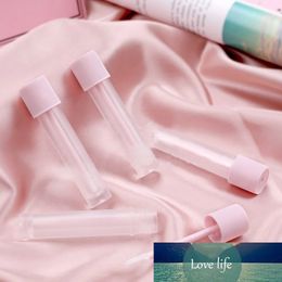 New 5 Pcs/set Centrifugal Tube Shaped Lip Gloss Tubes Empty Refillable Balm Bottles With Brush Vials Containers