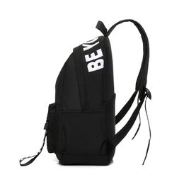 black Nylon Women School Bags for Teenage Girls Backpack Female Teens Men Schoolbag Casual Style Student bookbag LJ200918