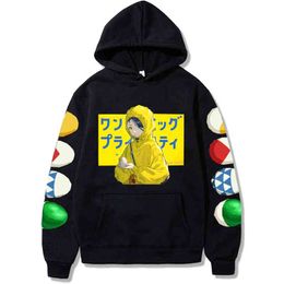 Hot Japan Anime Wonder Egg Priority Hoodies Kawaii Aiohto Hoodie Streetwear Street Style Casual Sweatshirts Top H1227
