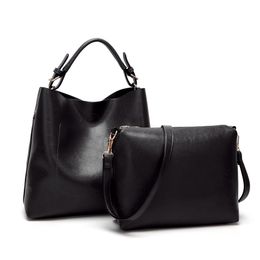 HBP-Verbundtasche, Umhängetasche, Handtasche, Geldbörse, neue Designer-Tasche, hochwertig, schlicht, modisch, zwei in einer Kombination für Damen
