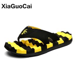 Summer Fashion Men Massage Slippers Big Size Non-slip Flip Flops For Male Newest Beach Shoes Sandals Dropshipping Y200107