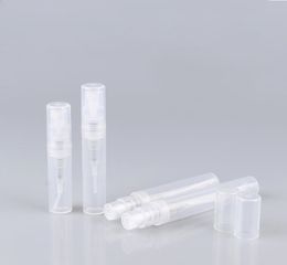 1000pcs 2ml 3ml 4ml 5ml Mini Plastic Spray Perfume Bottle Refillable Oil Bottles Atomizer Cosmetics Container