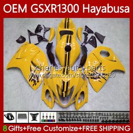 New yellow Injection For SUZUKI Hayabusa Body GSXR-1300 GSXR 1300 CC 08-19 77No.139 1300CC GSXR1300 08 2008 2009 2010 2011 2012 2013 GSX R1300 14 15 16 17 18 19 Fairings