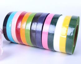 Green tape flower packing hand Adhesive Tapes DIY material bouquet rod iron wire floral 2016 Colour