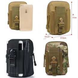 Outdoors Waterproof Accessory Package Camouflage Multi Function Riding Black Running Cell Phone Pouch Man Oxford Waist Bag Camp 7 5sz M2