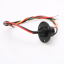 1PC 2CH 15A/ 3CH 2A Mini Signal Slip Ring Cap-shaped Conductive Slipring Rotating Electric Connector Integrated Miniature Joint