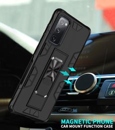 Cases For Samsung Galaxy S20 FE 5G Case Hard PC Invisible Bracket Armour Shockproof Protective Cover for Samsung S20 Plus Note 20 Ultra