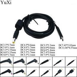 pc plug types Canada - Computer Cables & Connectors YuXi USB Type C PD Charging Cable Cord Dc Power Adapter Jack Converter To 14 Plugs Male For Lenovo Asus Laptop