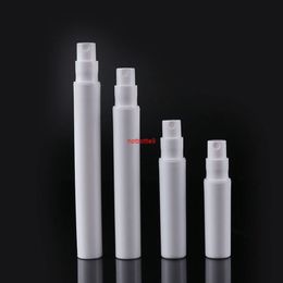 5ml White Perfume Atomizer Spray Bottles Plastic Empty Mist Cosmetics Travel Makeup Toner Bottle Nebulizer 100pcspls order