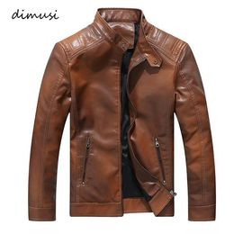 Men's PU Jacket Leather Coats Winter Mens Slim Fit Faux Leather Motorcycle Biker Jackets Male Leather Coats Clothing 3XL C1021