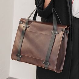 Designers Men Business Womens Briefcase Leather Handbag Totes Laptop Bag Shoulder Office Bags For Female Briefcases