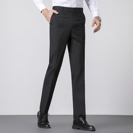 Winter Men Dress Pants Slim Fit Men Office Trousers Formal Wedding Men Classic Pants Business Suit Pants 201106