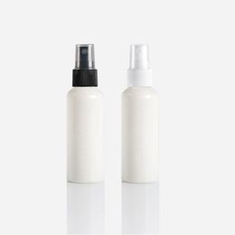 Wholesale 100ml X 100 white Water Spray Empty Plastic Cosmetic Bottle,100cc Perfume Mist Sprayer Pump Container Perfumes Bottle