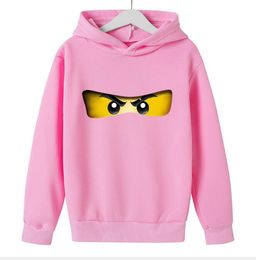 Boy hoodie Autumn winter Kid Legoes Ninjago Sweatshirt Cotton Top Girl Long sleeve Pullover Children 5-14y Hip hop clothes