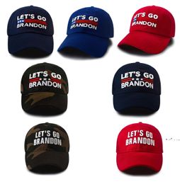 2022 LET'S GO BRANDON Embroidered Baseball Cap Sun Cotton Hat ZZB14405