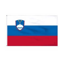 US America Slovenia State Flags 3'X5'ft 100D Polyester Outdoor Hot Sales High Quality With Two Brass Grommets