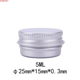 5 10 15 20 30ml Candle Jar Aluminium Wax Packaging Travel Bottle Face Cream Jars For Cosmetics Refillable Makeup Container 50pcsgood quantity