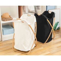 High Grade Nordic Style Foldable Clothes Laundry Basket Simple Design Home Dirty Clothes Storage Toy Storage Organiser LFB755 C0125