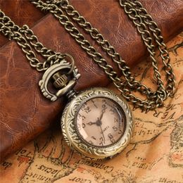 Lovely Mini Size Small Pocket Watch Classic Antique Quartz Analogue Watches Clock for Men Women Kids Necklace Pendant Chain Gift277f