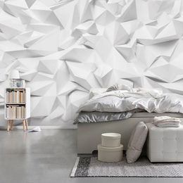 Custom Self-Adhesive Wallpaper 3D Stereo Geometric Pattern Photo Wall Mural Living Room TV Bedroom Waterproof Art Wall Stickers