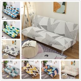 Universal Plaid Sofa Bed Cover Without Armrest Stretch Couch Cover Funiture Protector Folding Sofa Cover for Living Room Office 201222