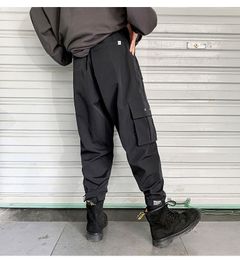 iiDossan 2020 Multi Pockets Cargo Pants Men Casual Joggers Men Harajuku Streetwear Trousers Hip Hop Pants Techwear Hot Sale LJ201007