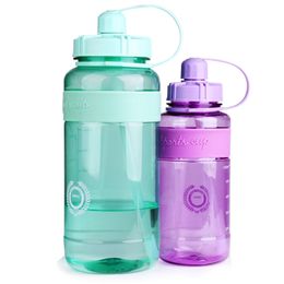 Sports Water Bottle with Straw Large Capacity Gourd Bottles Travel Camping Equipment Outdoor Drinkware Eco Friendly Cup Drinking 201106