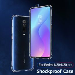 Cases For Xiaomi Redmi K20 Pro Case Redmi K20 Global Version Cover Silicone TPU Soft Shockproof Redmi K20 Pro Transparent Clear Case