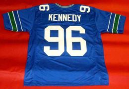 Custom Football Jersey Men Youth Women Vintage 96 CORTEZ KENNEDY Rare High School Size S-6XL or any name and number jerseys