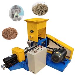 Household Mini Dog Food Puffing Machine Aquatic Animal Feed Extruder Shrimp Making tool/Floating Fish Pellet Mill Equipment