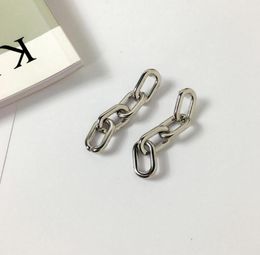 Hot Sale Alternative chain sexy fashion personality, new iron chain punk retro mood, Gothic devil mature lady sweet temperament Earrings